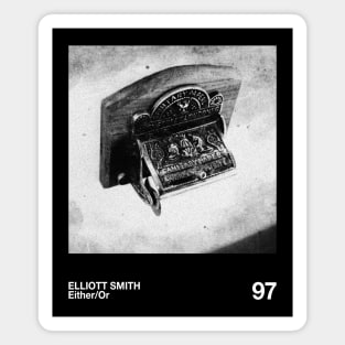 Elliott Smith / Either Or ∆∆ Aesthetic Fan Designs Classic Magnet